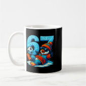 Mug 67 Penguin Soccer Funny Winter Meme Gift _2  (Gauche)