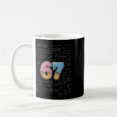 Mug 67 Prof de maths Mathématiques 67ème Numéro Glace (Gauche)