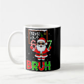 Mug 67 Prof Noël Santa Six Sept Mème Équation Math (Gauche)