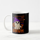 Mug 67 Professeur Halloween Fantôme Six Sept Mème Équa (Gauche)