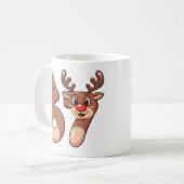 Mug 67 Renne de Noël Mème (Devant gauche)