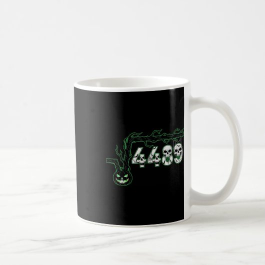 Mug 67 Root Six Seven 6 7 Meme Funny Halloween Pumpkin (Droite)