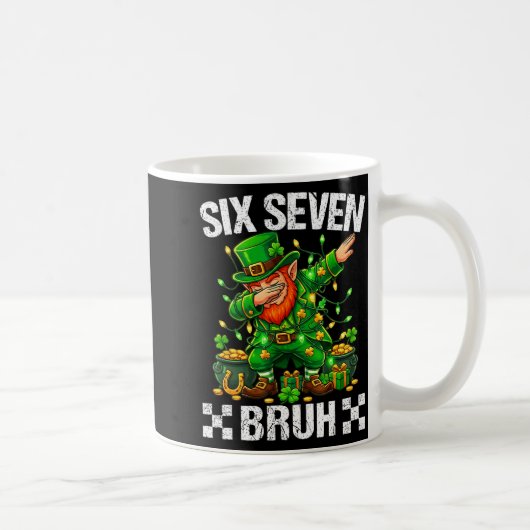 Mug 67 Saint-Patrick Drôle Six Sept Mème Leprechaun Ga (Droite)