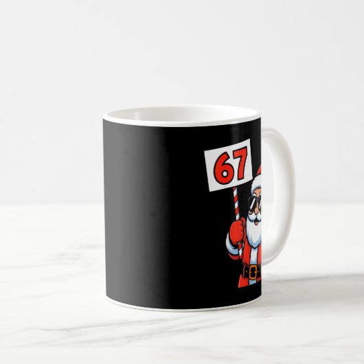 Mug 67 Santa Six Seven Christmas (Devant droit)