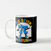 Mug 67 six sept mème maths journée drôle prof de maths (Gauche)