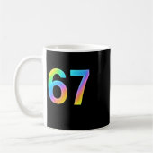Mug 67 Six Seven 6 7 Conception de Mème Drôle 6 7 1 (Gauche)