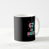 Mug 67 Six Seven Birthday Nutcracker Holiday Funny Chr (Devant droit)