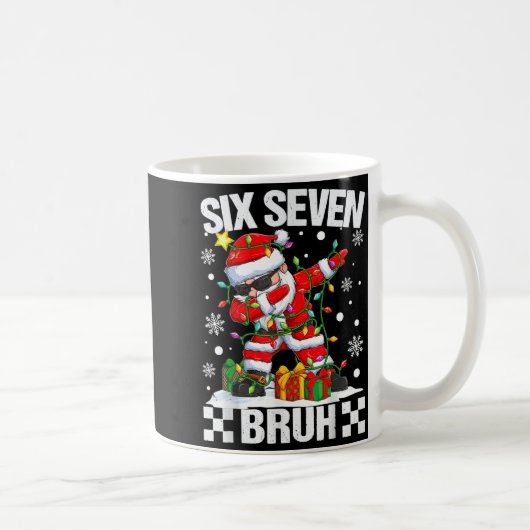 Mug 67 Six Seven Bruh Funny Christmas 6 7 Meme Men Wom (Droite)