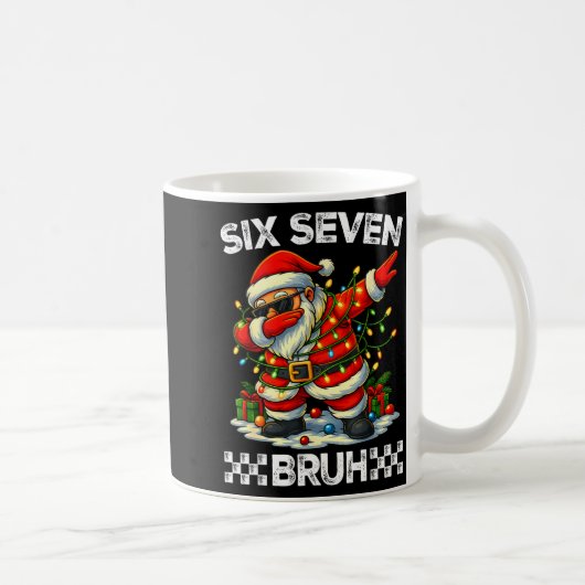 Mug 67 Six Seven Bruh Funny Christmas Dabbing Santa 6 (Droite)