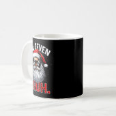 Mug 67 Six Seven Bruh Funny Santa Bruh Plaid Christmas (Devant gauche)