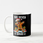 Mug 67 Six Seven Burh Christmas Gingerbread 6 7 Meme M (Gauche)