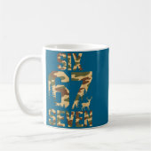 Mug 67 Six Seven Camo Deer Buck Meme Funny Hunting Out (Gauche)