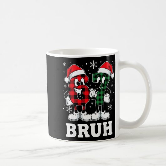 Mug 67 Six Seven Christmas Bruh Funny Italian Brainrot (Droite)