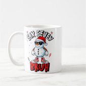 Mug 67 Six Seven Christmas Bruh Snowman Funny Kids Boy (Gauche)