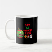 Mug 67 Six Seven Funny Christmas 6 7 Meme Joke Men Wom (Gauche)