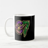 Mug 67 Six Seven Mardi Gras Graffiti Gen Alpha Brain R (Gauche)