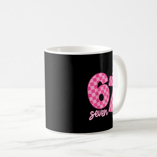 Mug 67 Six Seven Meme (Devant droit)