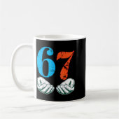 Mug 67 Six Seven Meme 6 7 Hands  (Gauche)
