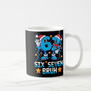 Mug 67 Six Seven Noël Bruh Drôle Italien Brainrot