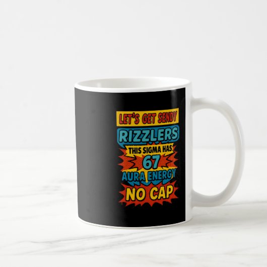 Mug 67 Six Seven Obtenir Sendy Meme Design Drôle 6 7 S (Droite)