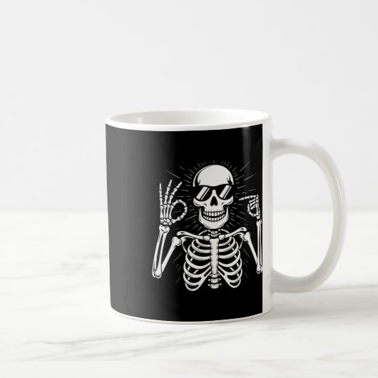 Mug 67 Squelette Six Sept Halloween (Droite)