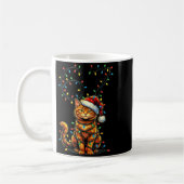 Mug 67 Tabby Orange Cat Christmas Santa Hat Six Seven  (Gauche)