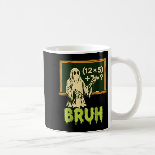Mug 67 Teacher Halloween Ghost Six Seven Meme Brainrot (Droite)