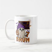 Mug 67 Teacher Halloween Ghost Six Seven Meme Math Equ (Gauche)