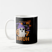 Mug 67 Teacher Halloween Ghost Six Seven Meme Math Equ (Gauche)