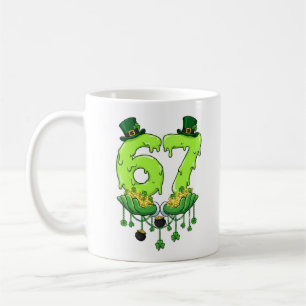 Mug 67 Trèfles Mèmes Six Sept Trèfles 6-7 St Patri