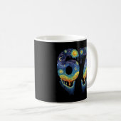 Mug 67 Van Gogh Nuit Étoilée Crème Glacée Drôle (Devant droit)