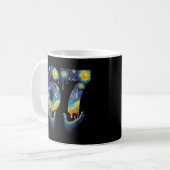 Mug 67 Van Gogh Nuit Étoilée Crème Glacée Drôle (Devant gauche)