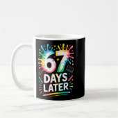 Mug 67e jour d'école 67 Meme Enseignant Élève 67 Jours (Gauche)