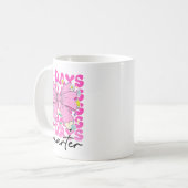 Mug 67th Day Of School 67 Days Smarter Coquette Bow Te (Devant gauche)