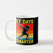 Mug 67th Day Of School 67 Days Smarter Dabbing Six Sev (Gauche)