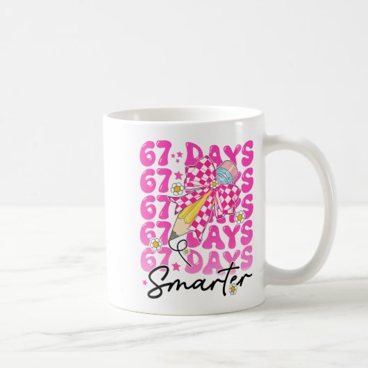 Mug 67th Day Of School 67 Days Smarter Teacher Student (Droite)