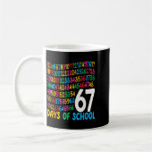 Mug 67th Day Of School 67 Math Numbers Teacher Kids 67 (Gauche)