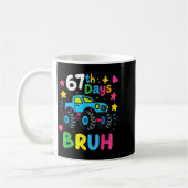 Mug 67th Day Of School Bruh Funny Meme 67 Monster Truc (Gauche)