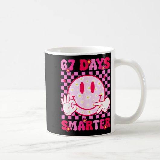 Mug 67th Day Of School Shirt 67 Days Smarter Teacher B (Droite)