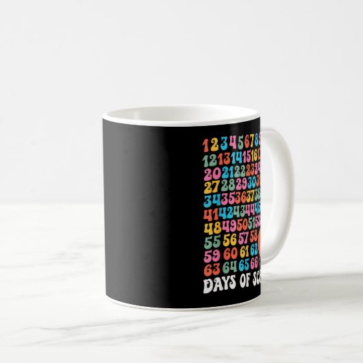 Mug 67th Day Of School Teacher Kids Funny Six Seven 10 (Devant droit)