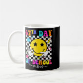 Mug 67th Day Of School Vibes 67 Meme Cute Smile Face T (Gauche)