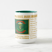 Mug 69e régiment, brigade irlandaise (BH) (Centre)