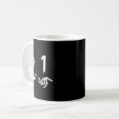 Mug 6 1 Six Swan Funny New Slang Six One 61 (Devant gauche)