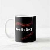 Mug 6+4+3=2 Double Play Baseball Player Gift Baseball (Gauche)