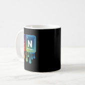 Mug 6 7 Drôle Science Chimie Professeur Tableau Périod (Devant gauche)