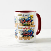 Mug 6’7” Éléments de chimie vitaux pour la survie (Devant droit)