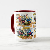 Mug 6’7” Éléments de chimie vitaux pour la survie (Devant gauche)