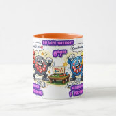 Mug 6’7” Éléments de chimie vitaux pour la survie (Centre)