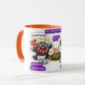 Mug 6’7” Éléments de chimie vitaux pour la survie (Devant gauche)