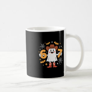 Mug 6 7 Fantôme d'Halloween 67 Meme Gen Alpha Six Sept
